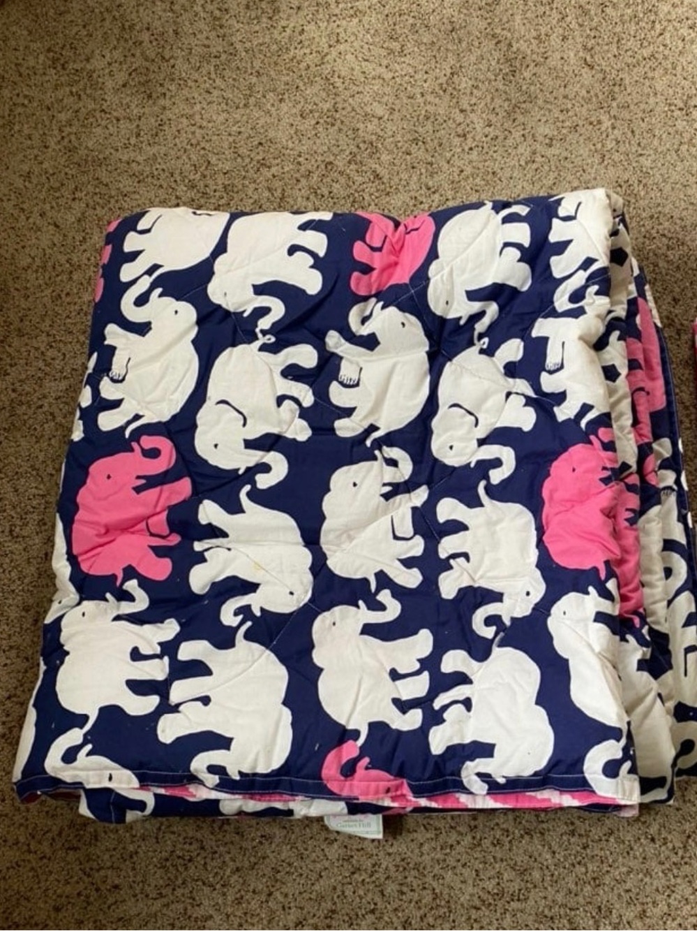 Lilly Pulitzer Garnet Hill twin quilt